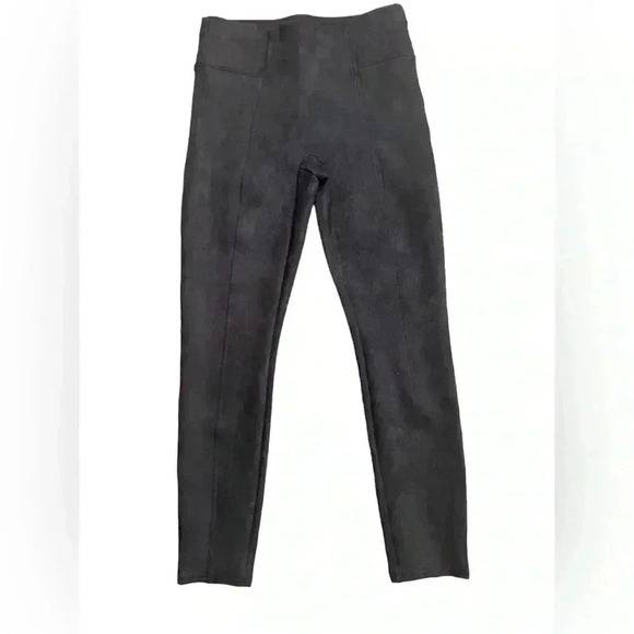 SPANX Pants - Spanx - Faux Suede Leggings - Navy Blue - Size Small
